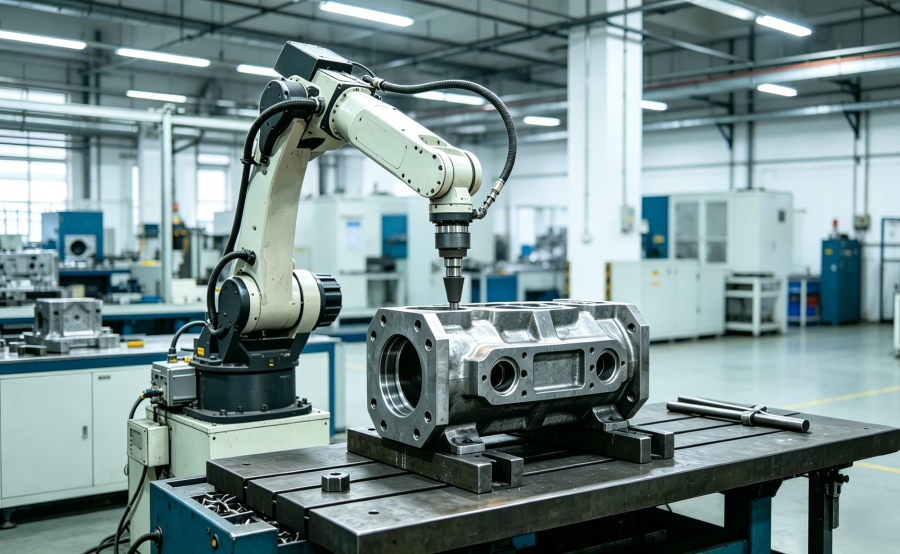 南京新控铸件系列打磨机器人：基于FSG系统的高精度智能打磨方案