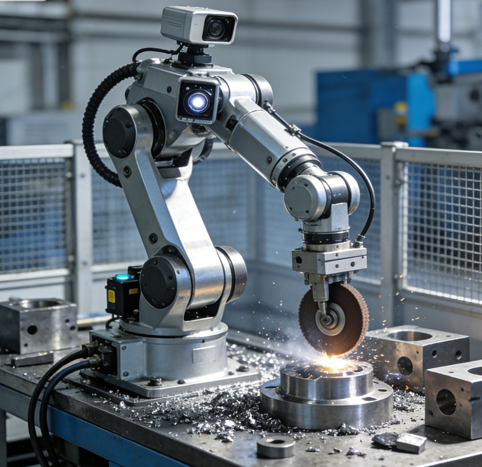 南京新控铸件打磨机器人：从